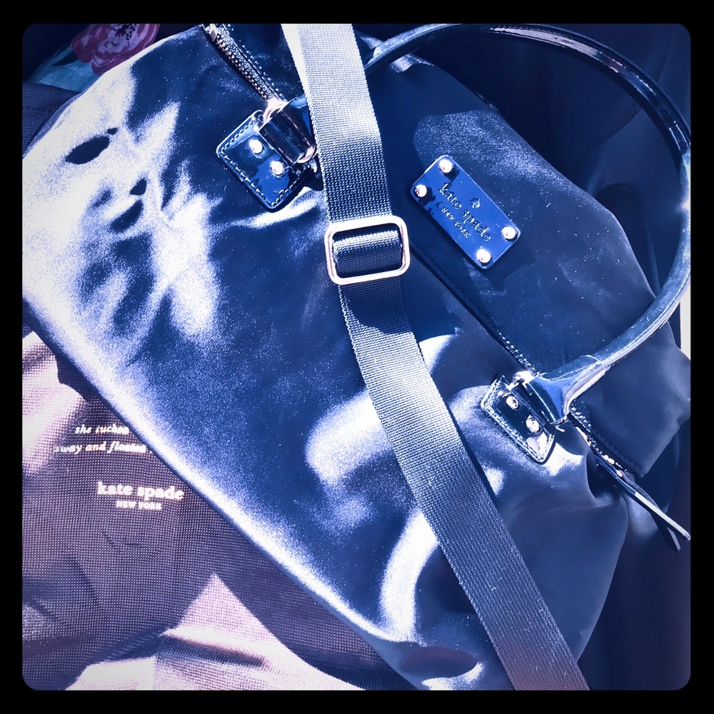 Kate Spade Canvas Fold-over Convertible Crossbody